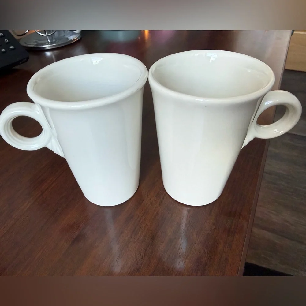 Vintage Homer Laughlin Best China Mug - Tall Latte Small White Cup Restaurant - Picture 3 of 5